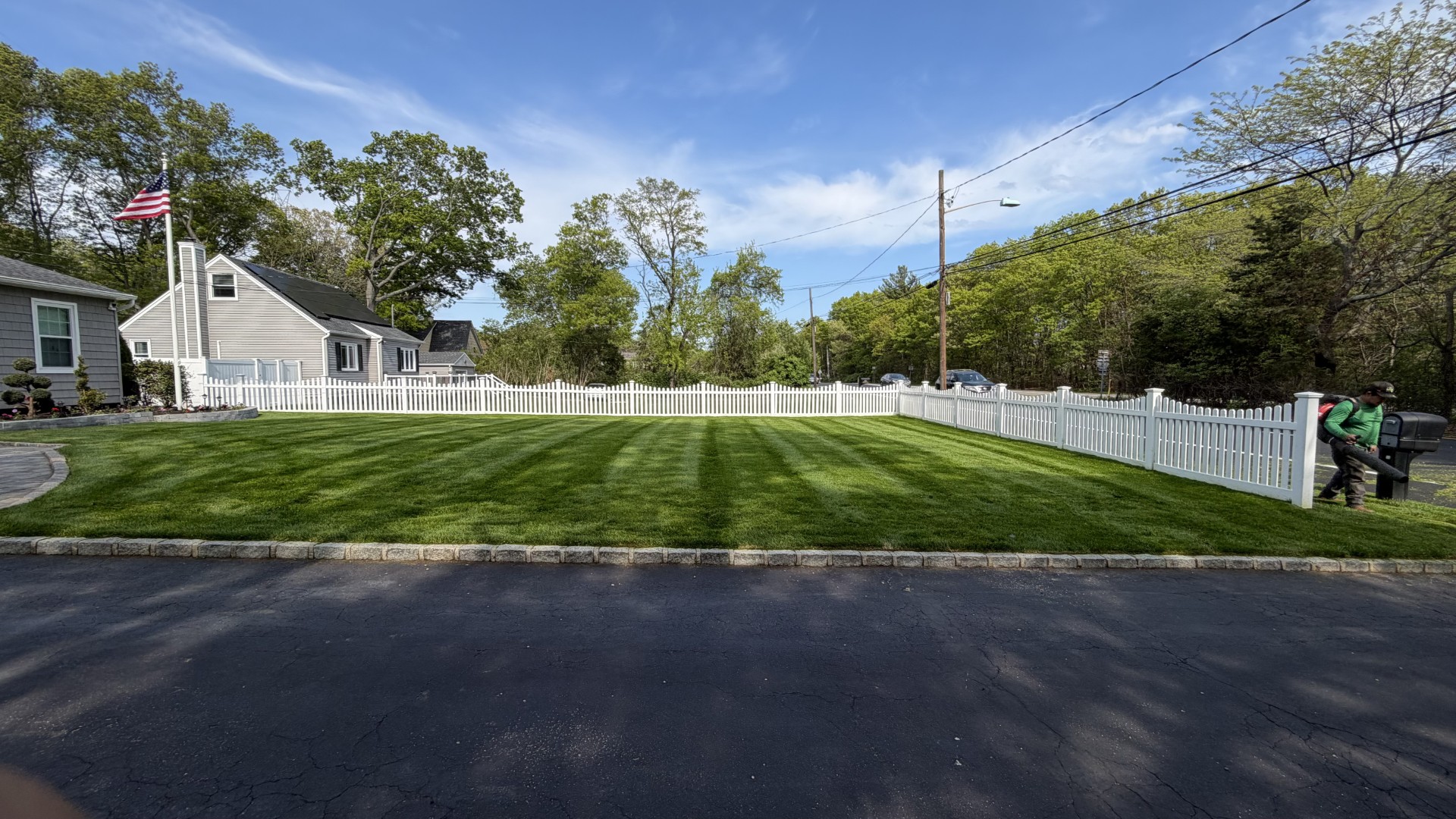Lawn maintenance work